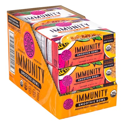 Pitaya Foods Organic Smoothie Bowl, Immunity, 6 oz, 6/Pack (220-02483)