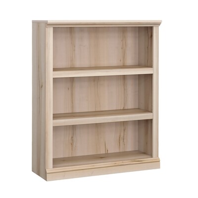Sauder Select 44H 3-Shelf Bookcase, Pacific Maple (434825)