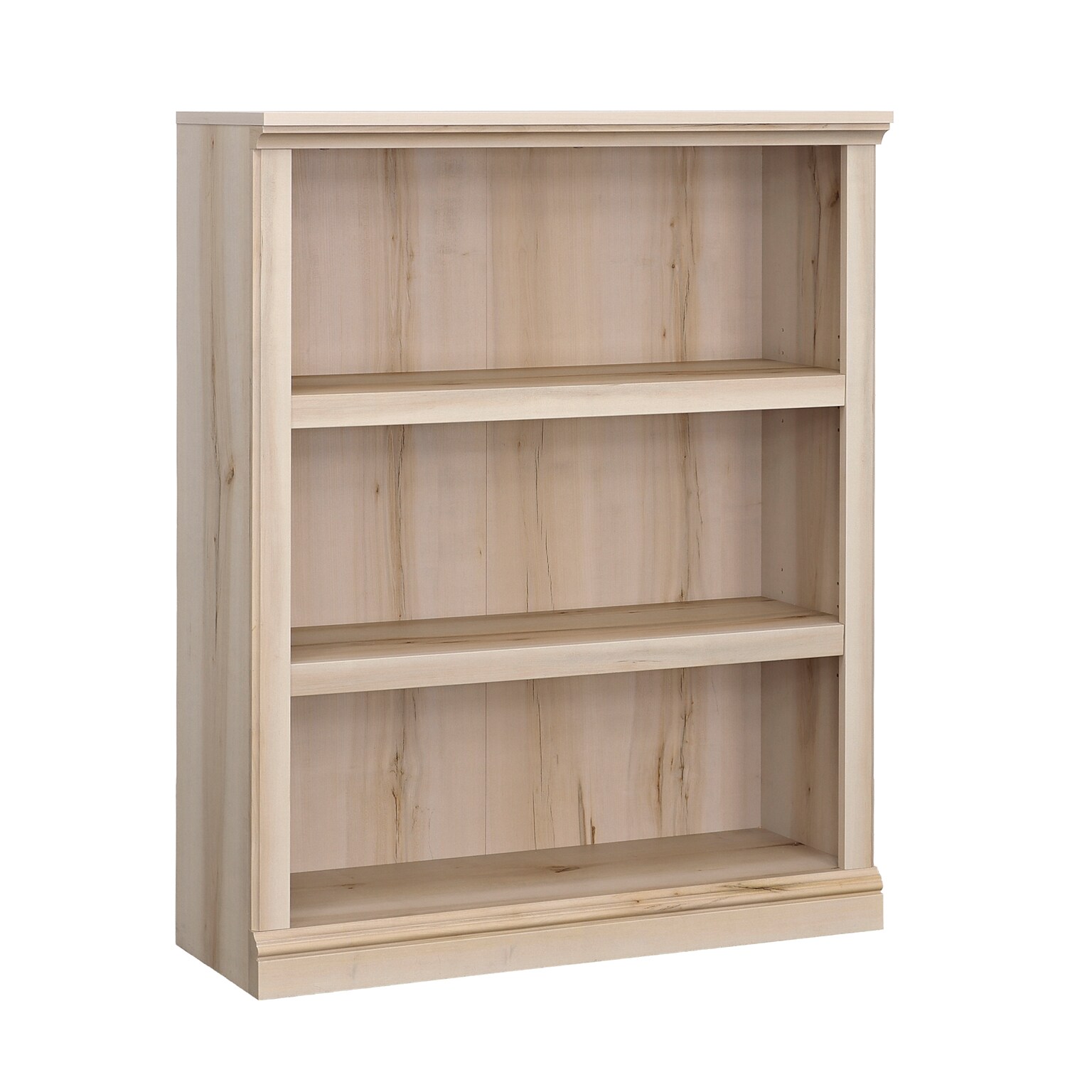 Sauder Select 44H 3-Shelf Bookcase, Pacific Maple (434825)