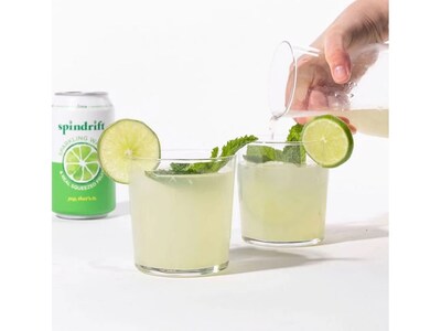 Spindrift Lime Flavored Sparkling Seltzer Water, 12 oz., 24 Cans/Carton (0-4108-0010)