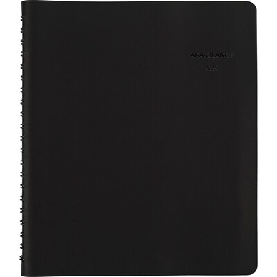 2026 AT-A-GLANCE The Action Planner 6.5" x 8.75" Daily Appointment Book, Faux Leather Cover, Black (70-EP03-05-26)