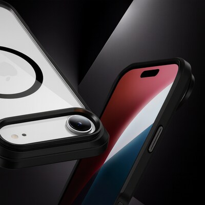 SaharaCase Raider Series MagSafe Phone Case for iPhone 17 Air, Shock Absorbing, Scorpion Black (CP00952)