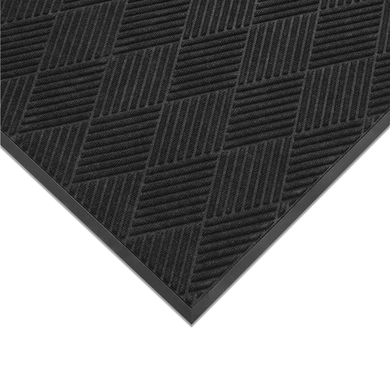 Coastwide Professional™ Commercial Wiper/Scraper Floor Mat, 4 x 6, Black (CW23070)