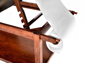 Viva Comfort Adjustable Exam Table, 400 lbs. Capacity, Mahogany (ADI996-03-MA-MK)