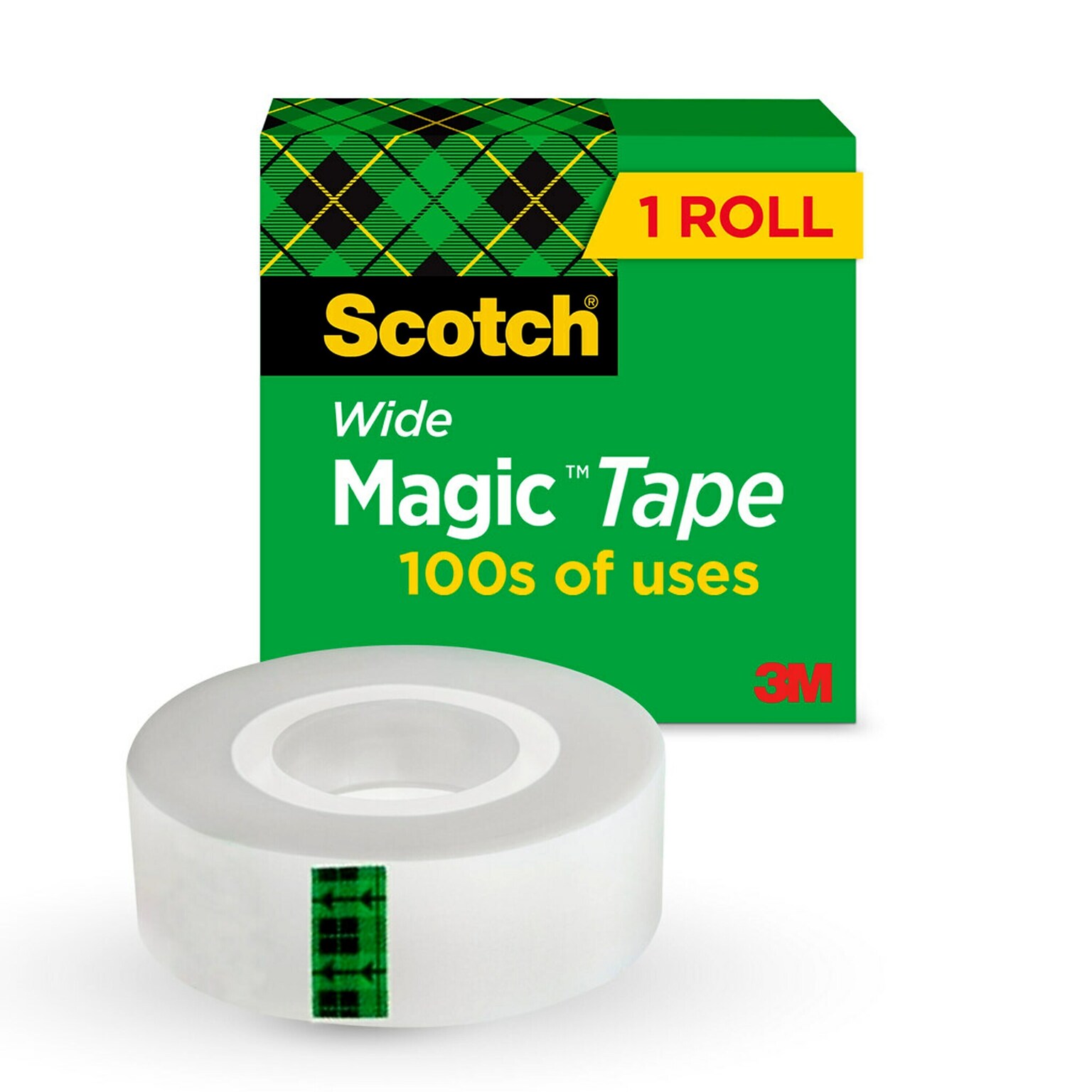 Scotch Magic Invisible Clear Tape Refill, 1 x 36 yds., 1 Core (810-11296)