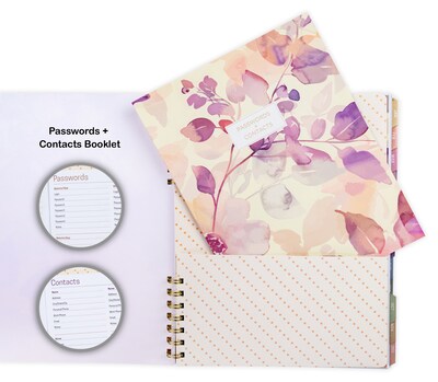 2026-2027 Overland Travelware 0.75" x 9.25" Calendar Year Weekly & Monthly Standard Planner, Paperboard Cover (90699)