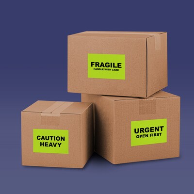 Avery Printable Rectangle Multipurpose Labels, 5.5" x 8.5", Bright Green, 80/Pack (94229)