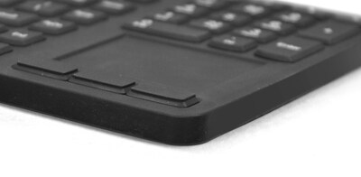 Man & Machine Really Cool Touch Wired Ergonomic Waterproof Keyboard, Black (RCTLP/B5)