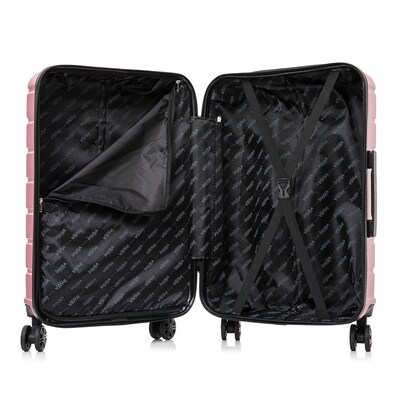 InUSA Trend 20" Hardside Carry-On Suitcase, 4-Wheeled Spinner, TSA Checkpoint Friendly, Rose Gold (IUTRE00S-ROS)