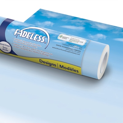 Pacon Fadeless Designs Paper Roll, 48 x 50, Blue Wispy Clouds (PAC56935)
