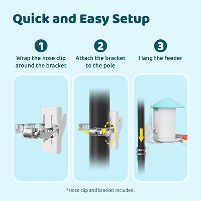 Birdfy Smart Bird Feeder with Camera and AI by Subscription, Blue (EPPAMBNI8102100)