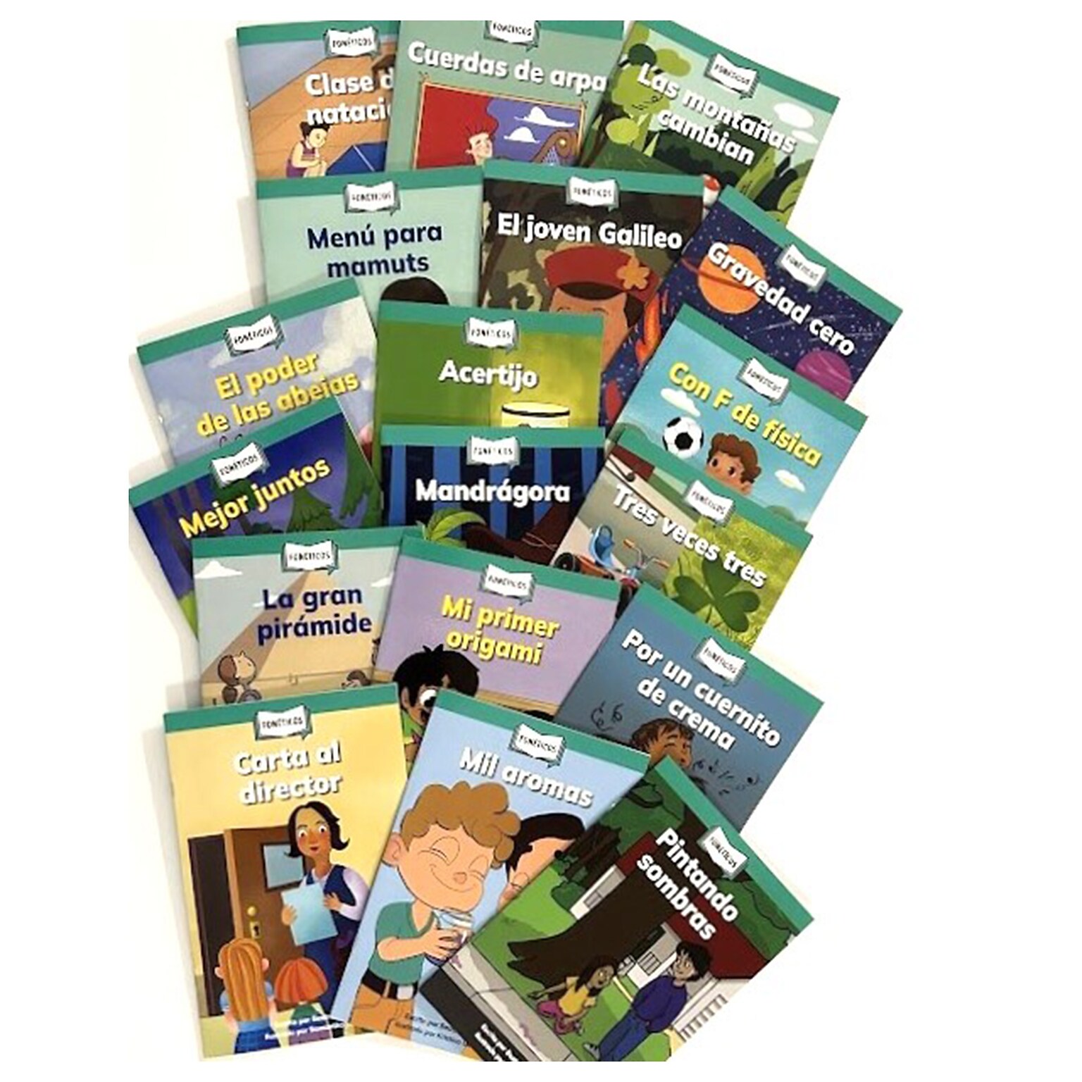 Creative Teaching Foneticos Decodable Readers Set 2 Picture Book, 18 Books/Set (CTP11051)