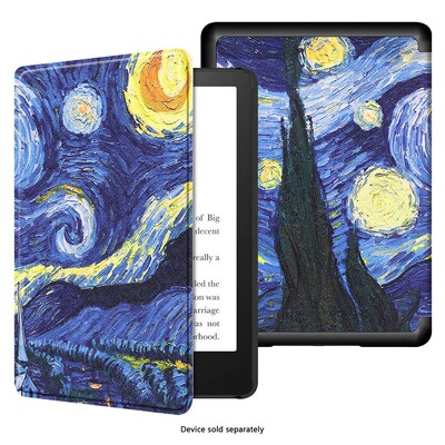 SaharaCase Venture TPU 7 Folio Case & Screen Protector for Kindle Paperwhite & Colorsoft, Blue (TB00445-ZD-T69)