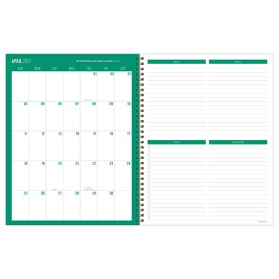 2026-2027 TF Publishing In the Jungle 9 x 11 Academic Weekly & Monthly Planner, Paperboard Cover (AY27-9706)