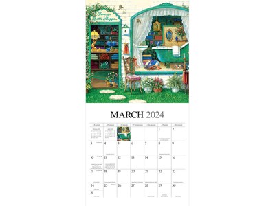 2024 BrownTrout Home Sweet Home 12" x 12" Monthly Wall Calendar (9781773728049)