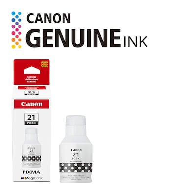Canon GI-21 Pigment Black Standard Yield Ink Bottle (4526C001)