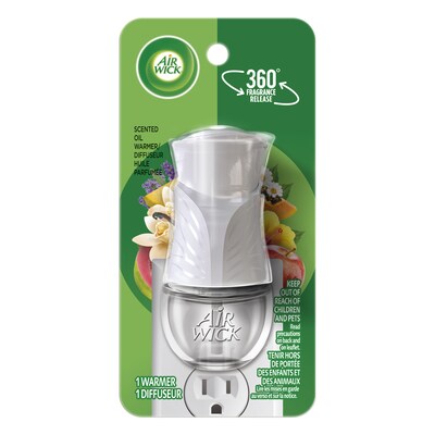 Air Wick Scented Oil Warmer, White, 6/Carton (62338-78046)