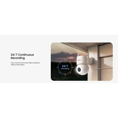 aosu Outdoor Smart Security Camera, White (C5E2CA11)