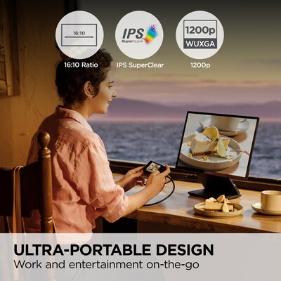 ViewSonic ColorPro 16 75Hz LED Monitor, Black (VP1656)