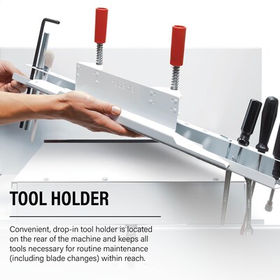 Triumph 5260 VRCUT Ready 20 3/8" Guillotine Paper Cutter, White (CU0489)