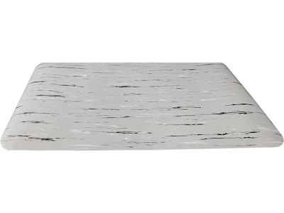 Crown Mats Workers-Delight Spiffy Vinyl Supreme Anti-Fatigue Mat, 24 x 36, French Gray (WV 1223FY)