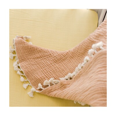 Baby Crane 6-Layer Muslin Blanket, Copper (BC-140BL-3)