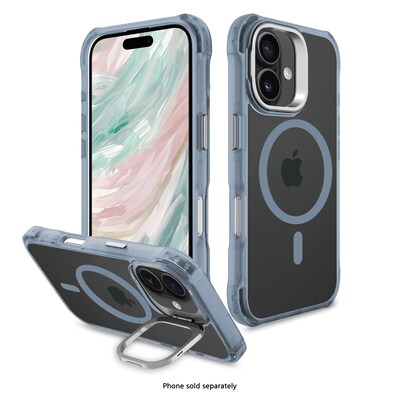 SaharaCase Venture-X MagSafe Phone Case for iPhone 16 Plus, Shock Absorbing, Oasis Blue (CP00651)
