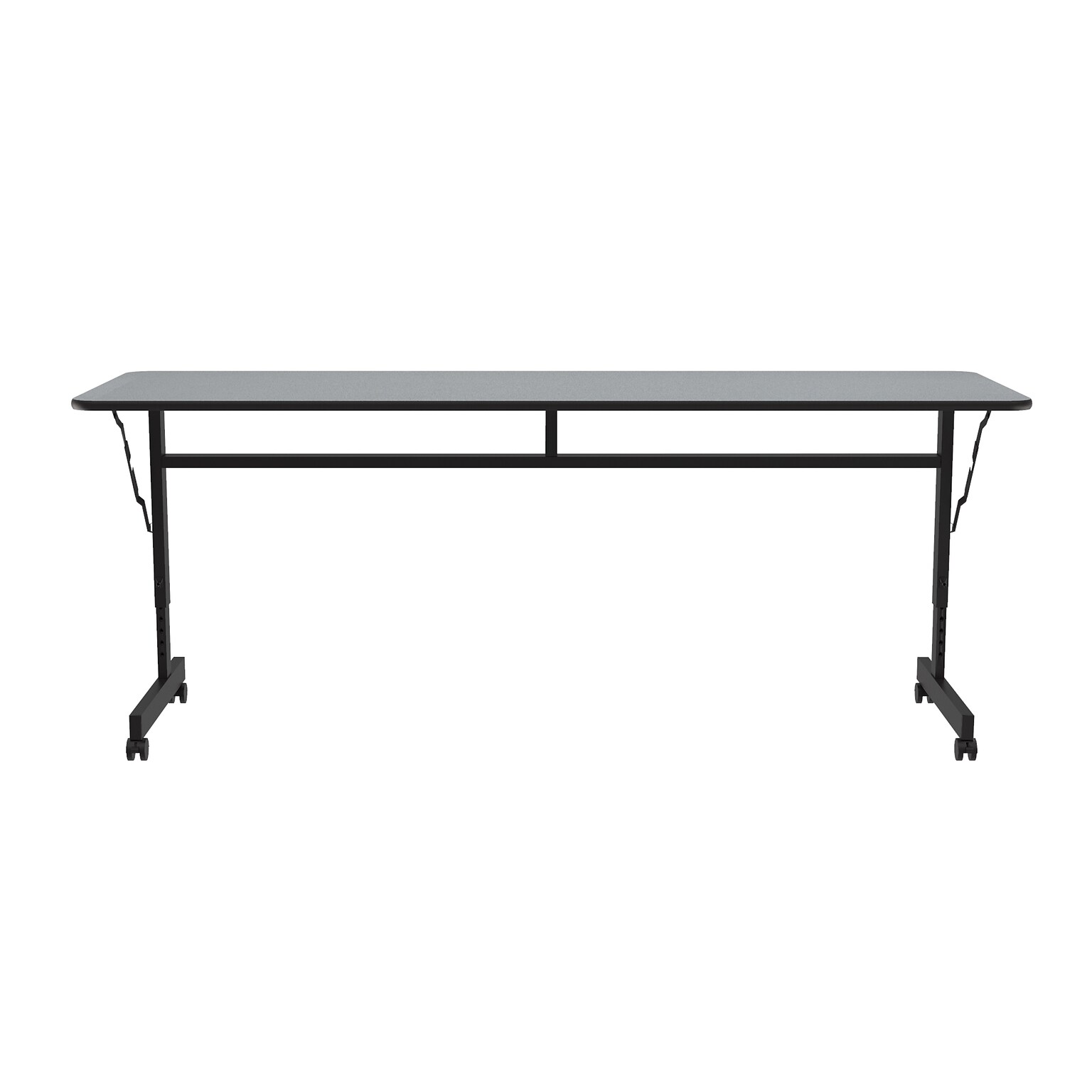 Correll Econoline Flip Top Nesting Table, 24x72, Gray Granite (FTM2472TF-15)