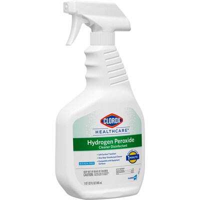 Clorox Healthcare Hydrogen Peroxide Cleaner Disinfectant, 32 oz., 9/Carton (30828)