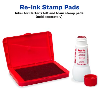 Carters Neat-Flo Ink Refill, Red Ink (21447)