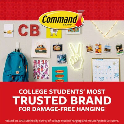 Command Mini Hooks, 0.5 lb., Clear, 6/Pack (17006CLR-ES)