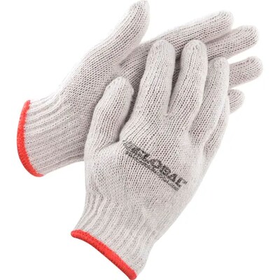 Global Industrial String Knit Gloves, Ladies, 12 Pairs (708354S)