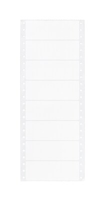 Avery Pin-Fed Address Labels, White, 1-7/16" x 4", White, 5,000 Labels/Pack (4014)