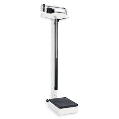 Viva Comfort ME904 Mechanical Physician Weight & Height Scale, White, 440 lbs. Capacity (ADIME904-02-MK)
