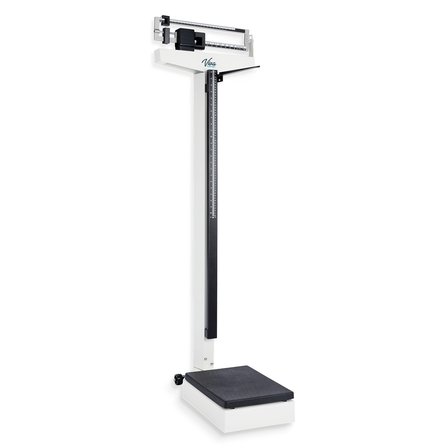 Viva Comfort ME904 Mechanical Physician Weight & Height Scale, White, 440 lbs. Capacity (ADIME904-02-MK)