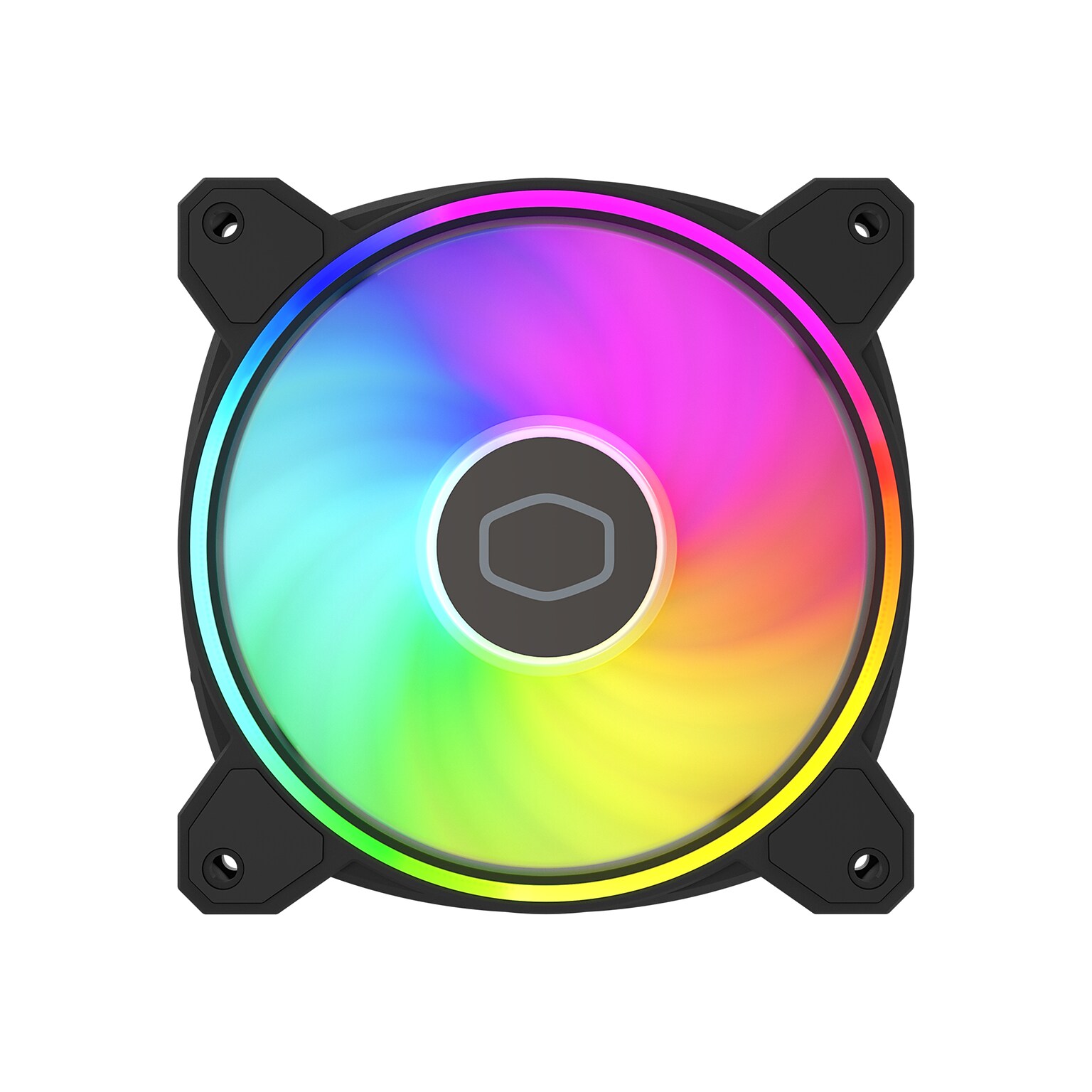 Cooler Master MasterFan MF120 Halo 2 120mm Rifle Bearing Case Fan with RGB Lighting (MFL-B2DN-21NP2-R2)