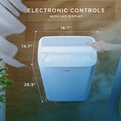 Commercial Cool 115-Volt 9,000 BTU (6,350 BTU DOE) Portable Air Conditioner, with Remote, WiFi Enabled, Blue (CCP6JB)