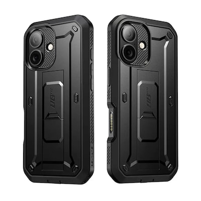SUPCASE Unicorn Beetle Pro Case for iPhone 17, Shock Absorbing, Black (SUP-iPhone2025-UBPro-SP-Black)