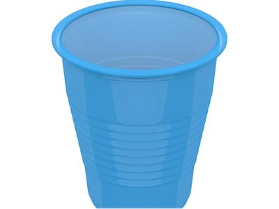 Dynarex 5 oz. Plastic Disposable Cup, Blue, 50/Pack, 20 Packs/Carton (4237)