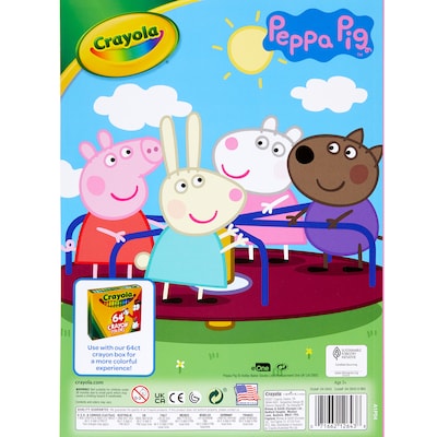 Crayola Peppa Pig Coloring Book, 96 Pages, 8/Bundle (BIN042643-8)
