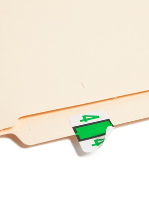 Smead BCCRN Color Coded Numeric Labels, 4,Light Green, 500/Roll (67374)