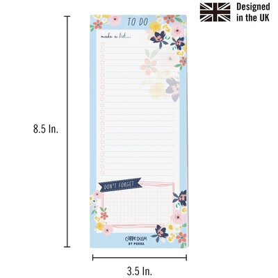 Pukka Pad Ditzy Floral Memo Pad, Assorted Colors, 6/Pack (PUK9206CD)