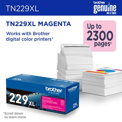 Brother TN229XLM Magenta High Yield Toner Cartridge