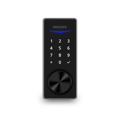 Philips Bluetooth Touchscreen Smart Deadbolt with Wi-Fi Bridge & Handle – Satin Nickel