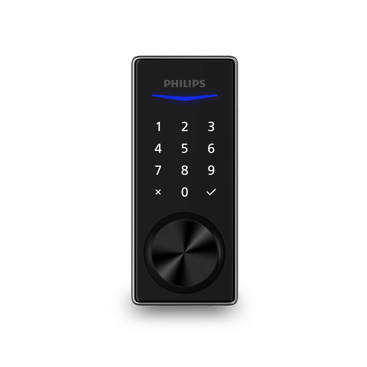 Philips Bluetooth Touchscreen Smart Deadbolt with Wi-Fi Bridge & Handle – Satin Nickel