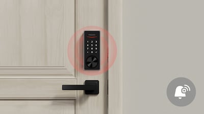Philips Home Access 1000 Series Single Cylinder Electronic Deadbolt with Lever Set