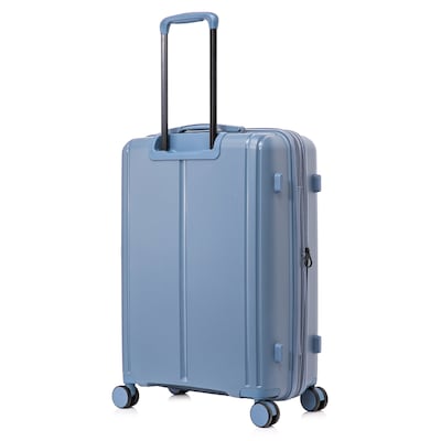 DUKAP Airley 25.79" Hardside Suitcase, 4-Wheeled Spinner, TSA Checkpoint Friendly, Blue (DKAIR00M-BLU)