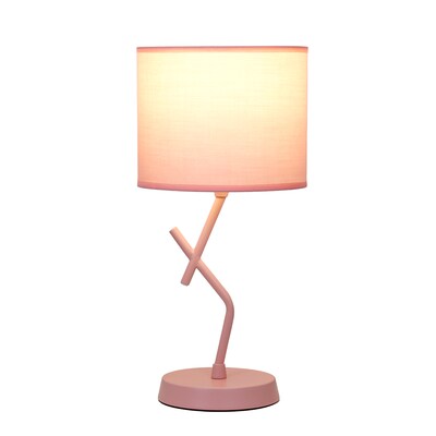 Simple Designs Abstract 17.13 LED Table Lamp, Pink (LT1172-PNK)