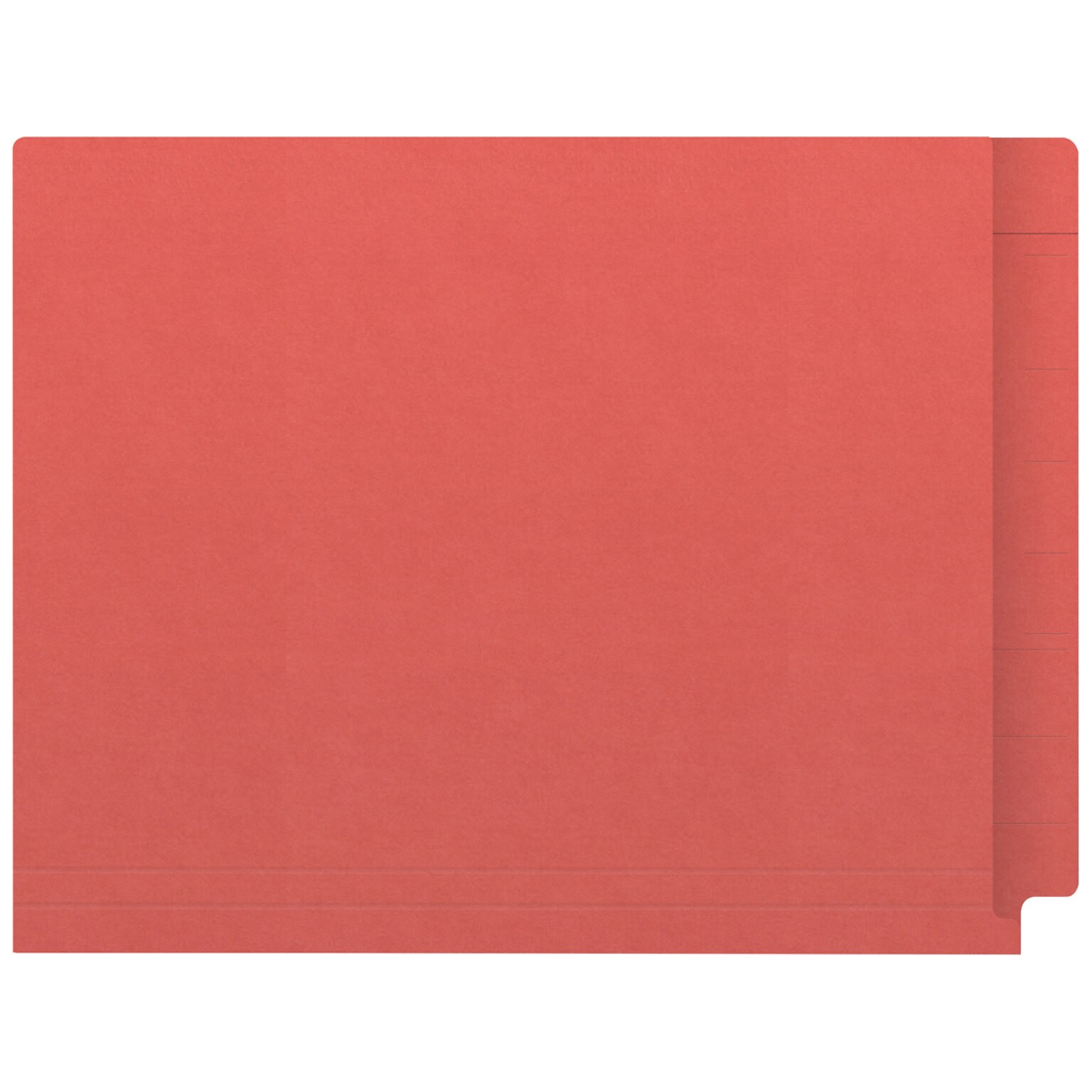 Medical Arts Press Reinforced End Tab File Folder, Straight-Cut, Letter Size, Orange, 100/Box (S-09482-ORG)