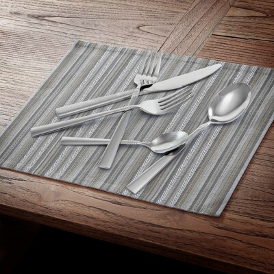 MegaChef Cravat Stainless Steel Flatware Set, 20 Piece (937112459M)